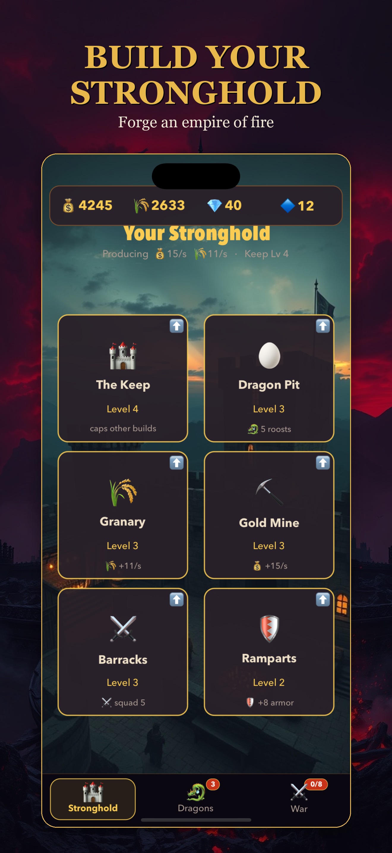 Dragonreign — build your stronghold