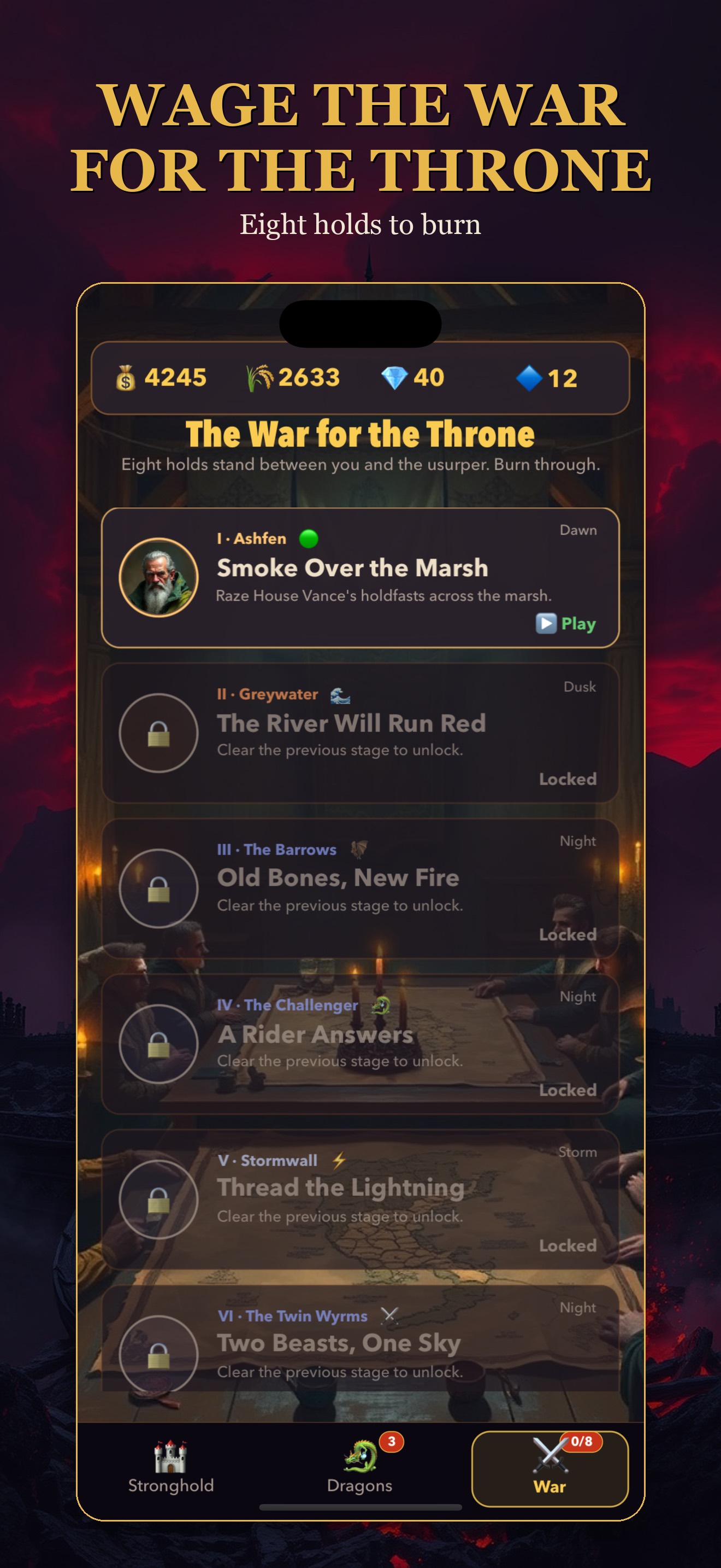 Dragonreign — the war for the throne
